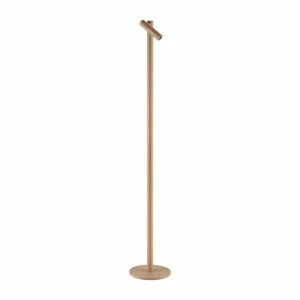 Shop lampe sur pied LED rechargeable Mimo F, sable, aluminium Éclairage Extérieur Professionnel