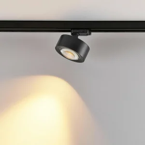 Best Projecteur LED triphasé sur rail Mag, noir, 827 Éclairage De Magasins