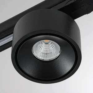 Store Projecteur LED triphasé sur rail Magis, noir, 827 Éclairage De Magasins