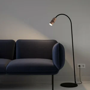 Hot Neo! Floor lampadaire LED dimmable cuivré/noir Éclairage De Bureau