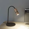 Cheap Neo! Table lampe à poser LED dim cuivrée/noire Éclairage De Bureau