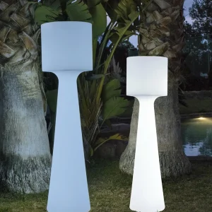 Hot Grace lampadaire LED, batterie, H170 cm Éclairage Extérieur Professionnel