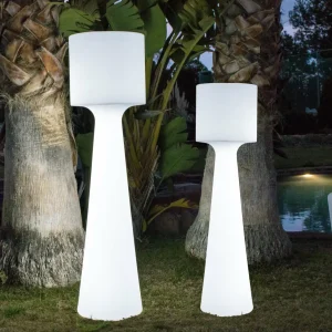 Fashion Grace lampe sur pied LED IP65 blanc, 140 cm Éclairage Extérieur Professionnel