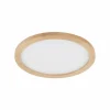 Shop Panneau LED Aqua, hêtre, Ø 42,5 cm, 36 W Éclairage De Magasins