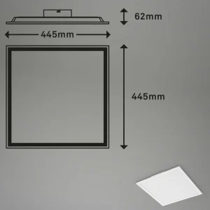 Best Panneau LED Colour 45cm x 45cm, télécommande Éclairage De Magasins
