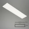 Clearance Panneau LED Piatto CCT télécommande 100x25 blanc Éclairage De Magasins