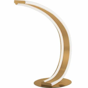 Store Paul Neuhaus Q-VITO lampe table LED arquée laiton Éclairage De Bureau