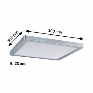 Best Sale Atria plafonnier 2 700 K 30x30 cm chromé Éclairage De Magasins