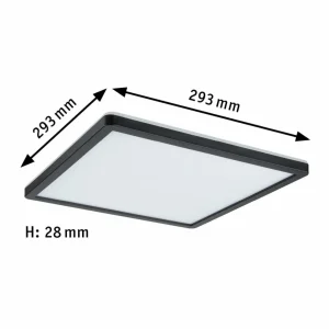 Best Atria Shine Panneau on/off black 840 29x29 Éclairage De Magasins
