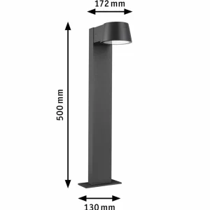 Cheap Capea Borne lumineuse LED anthracite Aluminium Éclairage Extérieur Professionnel