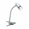 Clearance Gesa lampe à pince, chromé mat Éclairage De Bureau