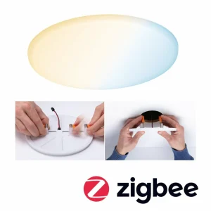 Best panneau LED Veluna rond CCT ZigBee 18,5cm Éclairage De Bureau