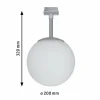 Best Sale URail Globe lampe sphérique chromée opale Éclairage De Bureau