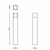 Hot Arbour borne LED A-Label anthracite Éclairage Extérieur Professionnel