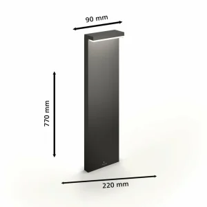 Outlet Borne lumineuse LED Bustan UE, 2 700 K Éclairage Extérieur Professionnel