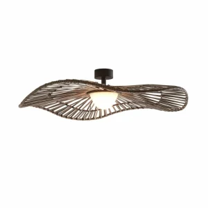 Flash Sale Plafonnier d'extérieur LED Mediterránia de , brun, Ø 105 cm Éclairage Extérieur Professionnel