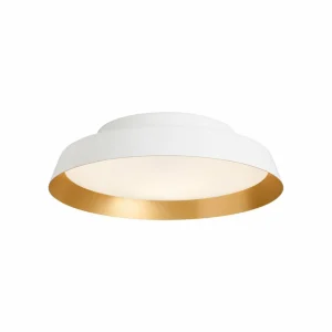Sale Plafonnier LED Boop! Ø37 cm blanc/doré Éclairage Extérieur Professionnel