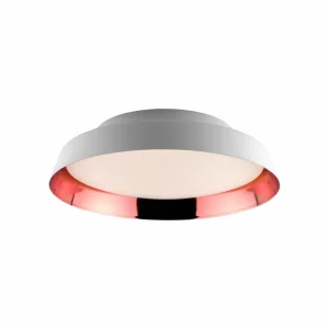 Hot Plafonnier LED Boop! Ø37 cm blanc/terracotta Éclairage Extérieur Professionnel