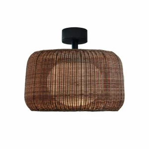 Cheap Plafonnier LED Fora de , brun graphite/brun, Ø 50 cm Éclairage Extérieur Professionnel