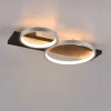 Shop Plafonnier LED Medera, à 2 lampes, titane Éclairage De Bureau