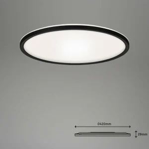 Best Sale Plafonnier LED Slim smart noir à intensité variable CCT Ø 42 cm Éclairage De Bureau