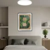 Clearance Plafonnier LED Tava A, Ø 29 cm, plastique, blanc Éclairage De Bureau