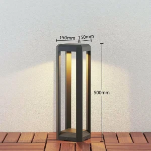 Store Potelet LED Fery en anthracite, 50 cm Éclairage Extérieur Professionnel