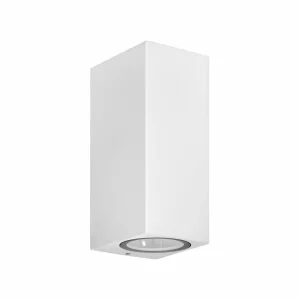 Discount applique d'extérieur Tetje, blanc, angulaire, 16 cm Éclairage Extérieur Professionnel