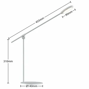 Discount Ihario lampe table LED CCT dimmable, blanche Éclairage De Bureau