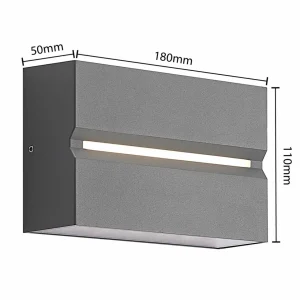 Best Itarion applique d'extérieur LED, abat-jour transparent Éclairage Extérieur Professionnel
