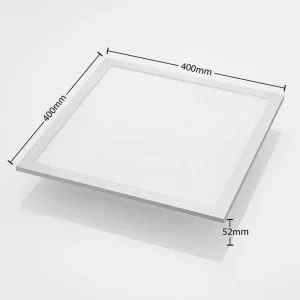 Best Sale Panneau LED Gelora, 40 cm, 4.000 K, argenté, aluminium Éclairage De Magasins