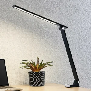 Store Tamarin lampe à poser LED, dimmable, noire Éclairage De Bureau