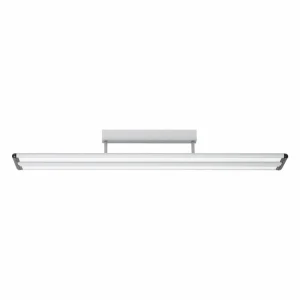 Discount Yuela plafonnier LED, DALI, 120 cm, blanc Éclairage De Bureau