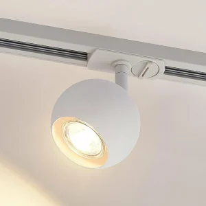 Best Projecteur sur rail Linaro, GU10, 10 W, blanc, monophasé Éclairage De Bureau