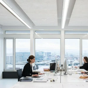 Clearance Regent Purelite Office plafonnier 123,1 cm 3 000 K Éclairage Technique