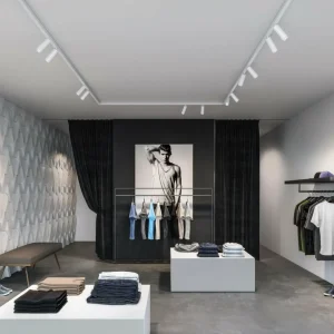 Store Vertico spot pour plafond à 1 lampe 4.000K blanc Éclairage De Magasins