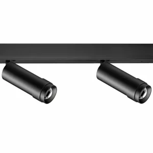 Store Vertico spot pour plafond à 2 lampes 3.000K noir Éclairage De Magasins