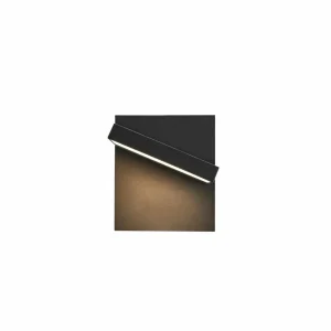 Best Sale Applique murale LED Abridor, anthracite, largeur 14 cm, aluminium Éclairage Extérieur Professionnel