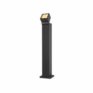 Online Borne lumineuse LED S-Cube 75, anthracite, aluminium, hauteur 75 cm Éclairage Extérieur Professionnel