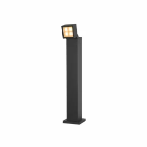 Online Borne lumineuse LED S-Cube 75, anthracite, aluminium, hauteur 75 cm Éclairage Extérieur Professionnel