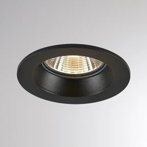 Store Spot encastré Chicco Round 7 W 30° 3 000 K noir Éclairage Extérieur Professionnel