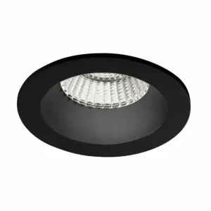 Store Spot encastré Chicco Round 7 W 30° 3 000 K noir Éclairage Extérieur Professionnel