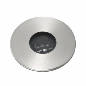 Store Spot encastré LED Grund, couleur nickel, Ø 3,5 cm, alu/inox Éclairage Extérieur Professionnel