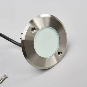 Store Spot encastrable dans le sol LED-18 moderne, acier Éclairage Extérieur Professionnel
