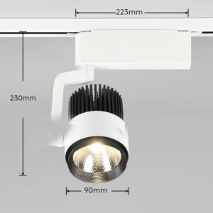 Store Spot LED Radiator DUOline, CCT, blanc mat Éclairage De Bureau