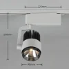 Shop Spot LED Radiator DUOline, CCT, couleur titane Éclairage De Bureau