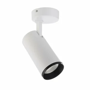 Store Spot pour plafond LED Lucea, ajustable, 15 W blanc Éclairage De Magasins
