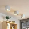 Hot Spot pour plafond Mabel, angulaire, à 1 lampe, blanc Éclairage De Magasins