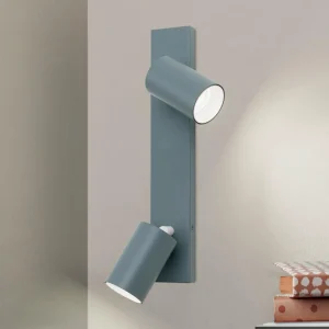 Store Spot pour plafond Penn, vert clair, longueur 35 cm, acier/aluminium Éclairage De Bureau