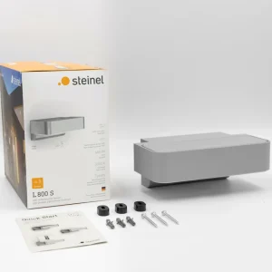 Outlet Applique d'extérieur LED L 800 SC, capteur, argent Éclairage Extérieur Professionnel